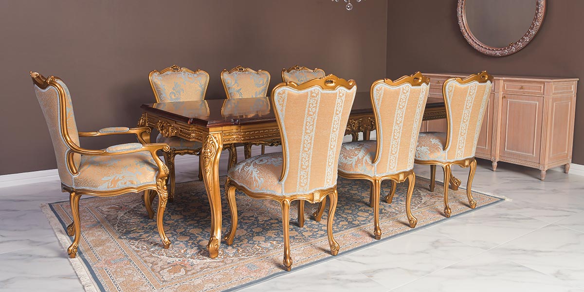 Italian Classic luxury dining room furniture