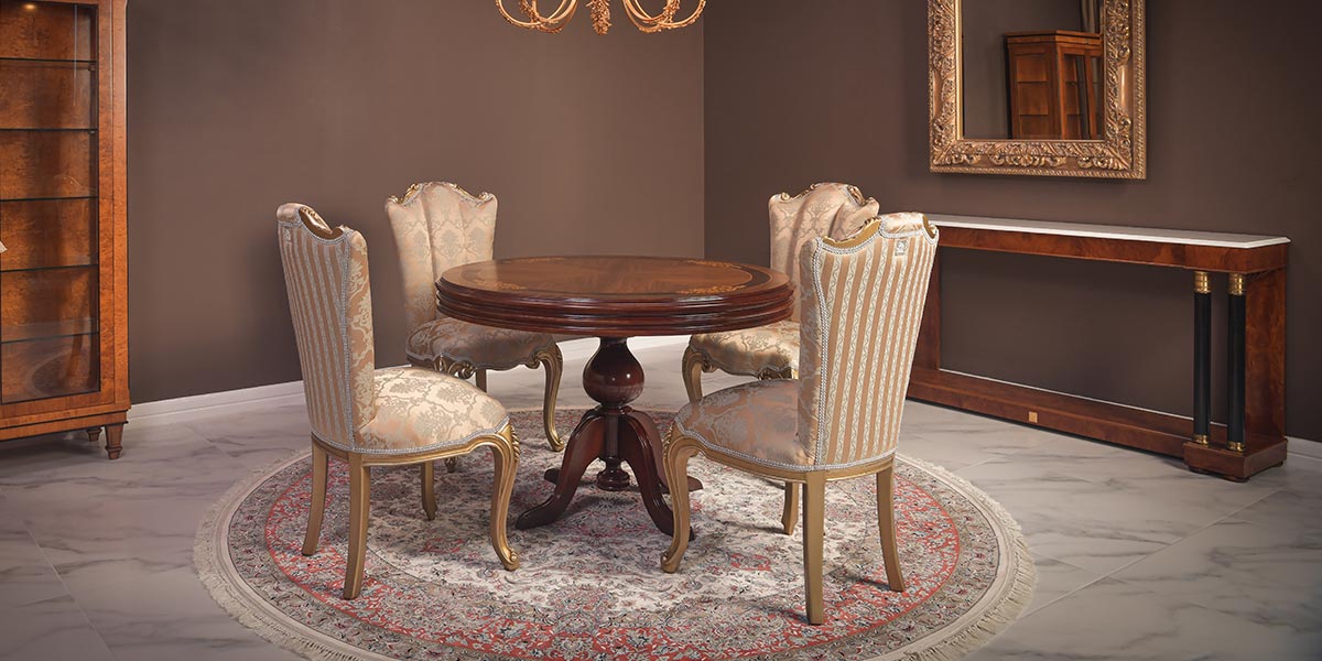 Italian Classic luxury dining room furniture