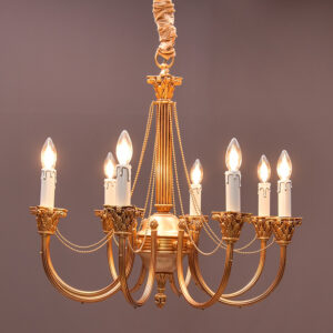 classic chandeliers and wall lamps